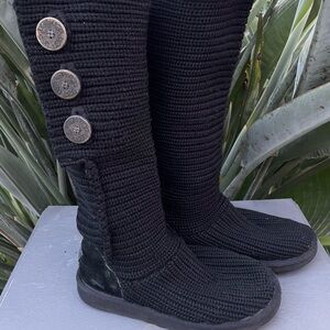 Ugg Knit Cardy Boots Women’s Size 7